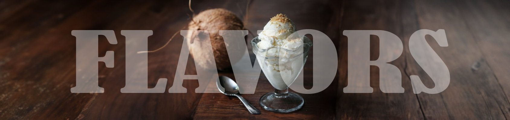 coconut background - FLAVORS